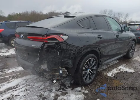 2023 BMW X6 xDrive40I из США, поврежденный, VIN 5UXCY6C02P9P49293